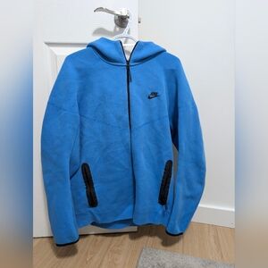Men's Blue Nike Zip Up Sweater